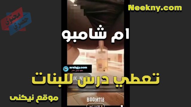 الفاجره ام شامبو تعطي درس للبنات اللي عايزه تتناك بتقول لازم تمص الزب وتمتعه قبل ما تركبي عليه